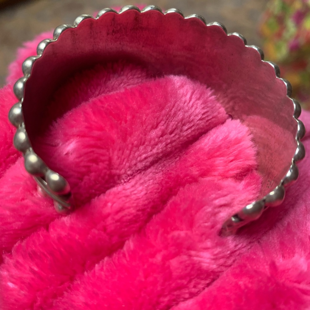 Sterling Vintage stamped 925 Cuff bracelet - Picture 6 of 10